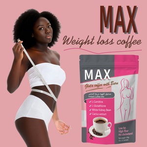 Caffè Modellante <span class=keywords><strong>Max</strong></span> Slim al Glutatione e Collagene, Antiossidante, al Cioccolato, ad Alto Contenuto di Fibre, Brucia Grassi, Caffè Bianco da Viaggio - Product Image 4