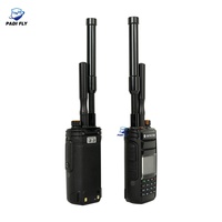 300MHz-6200MHz Portable Handheld RF Spectrum Analyzer 1KM Sound Light Alarm UAV FPV Aircraft Signal Detector