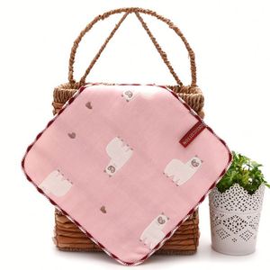 Toalla Pequeña de Algodón Puro de Seis Capas, Colorida, Cuadrada, Absorbente, Pañuelo para Niños, Toallita Facial para Bebés - Product Image 4