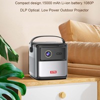 Sistema inteligente Android 11,0 incorporado 2,4 + 5g de doble banda Wifi 15600 mAh batería portátil holograma proyector teléfono móvil