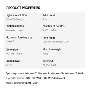 Sailner D450Plus Full Color <strong>3D</strong> <strong>Printer</strong> - Multi-Material WJP Technology for Prototyping &amp; Portrait - Product Image 5