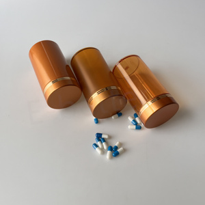 Tùy Chỉnh Pet 150cc Rõ Ràng Cam Rỗng 60 Bổ Sung Vitamin Viên Nang Thuốc Chai Nhựa Container Bao Bì - Product Image 5