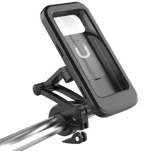 Alloy Material 360-degree High-quality Bicycle Rearview Mirror Mobile Phone Holder Bicycle Motorcycle Mobile Phone Holder