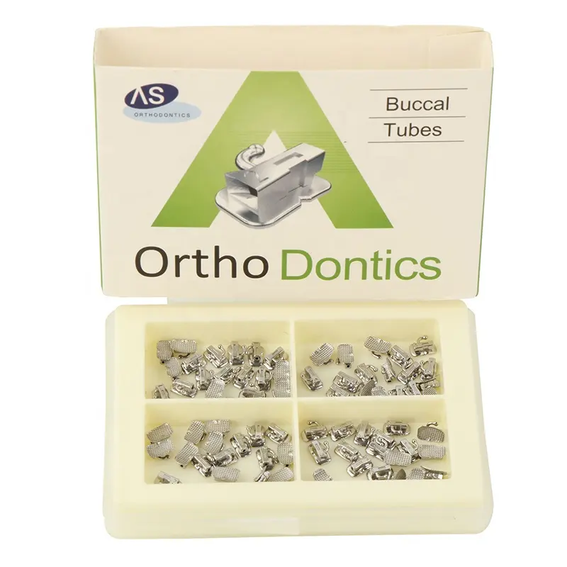 ทันตกรรมจัดฟัน Buccal หลอด1st Molar 2nd Molar หลอด80 Pcs หลอดหนึ่งกล่องบรรจุ