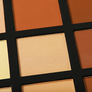 Palette de fond de teint minéral 9 couleurs en gros Palette de <span class=keywords><strong>contour</strong></span> de maquillage en poudre pressée imperméable avec Palette de bronzage surligneur - Product Image 4
