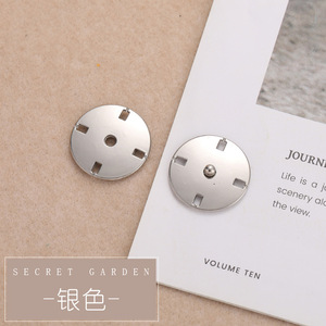 Sujetadores a <span class=keywords><strong>presión</strong></span> cruzados <span class=keywords><strong>de</strong></span> colores <span class=keywords><strong>metálicos</strong></span>, gabardina <span class=keywords><strong>de</strong></span> mano para niños, cárdigan, broches invisibles, botones <span class=keywords><strong>de</strong></span> costura - Product Image 6