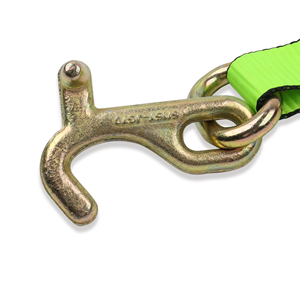 2 pouces x 12 pouces, cadre vert de haute qualité, crochet TJ, ceinture à cliquet, <span class=keywords><strong>sangle</strong></span> de transporteur de <span class=keywords><strong>voiture</strong></span> - Product Image 6