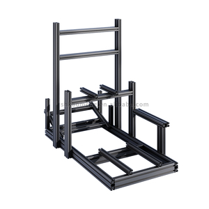 Simulateur de course automobile <span class=keywords><strong>professionnel</strong></span>, cadre de jeu de conduite, simulateur de course, cockpit de course, simulateur, profilés en aluminium 4080 - Product Image 4