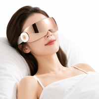 Masseur oculaire à pression d'air avec vibration et chaleur, masque oculaire intelligent pour soulager la fatigue oculaire, modes réglables, contrôle de la durée
