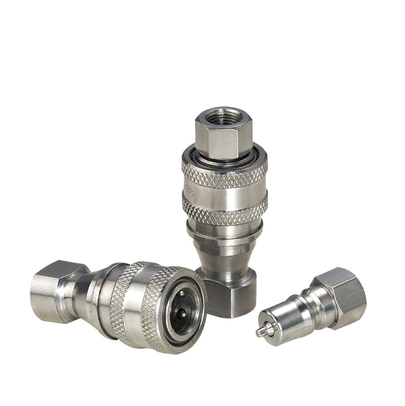 KZF Hydraulic Quick Coupling SS304 - High Pressure & Temperature