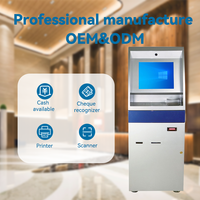 Terminal de Pago con Aceptador de Monedas/Efectivo, Máquina Expendedora, Terminal Financiero, Kiosco de Pago de Autoservicio con Tarjeta RFID e Impresora de Tickets