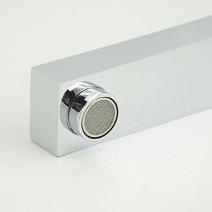 Hiện đại vuông solid brass Chrome mạ bồn tắm vòi treo tường đánh bóng xử lý bề mặt đương đại lọc - Product Image 2