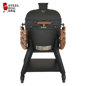 SEB <span class=keywords><strong>BBQ</strong></span> Gris oscuro 22 a 26 pulgadas Cerámica <span class=keywords><strong>Kamado</strong></span> Barbacoa Polonia Gran Camping <span class=keywords><strong>BBQ</strong></span> Kamados para exteriores - Product Image 1