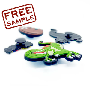 Sıcak satış renkli tasarımcı Charm PVC ayakkabı süslemeleri ayakkabılarınızı geliştirmek için Clog kauçuk lüks takılar için - Product Image 5