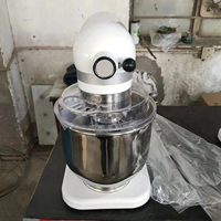 Robot pâtissier multifonctionnel professionnel électrique avec bol en acier inoxydable de 7 L pour gâteaux et œufs
