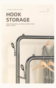 Giá Treo Quần Áo Chắc Chắn Và Bền Giá Treo Quần Áo Đứng Bằng Kim Loại Giá Treo Quần Áo - Product Image 6