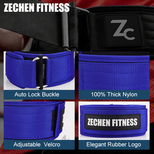 2024 logotipo personalizado Nylon Powerlifting palanca de levantamiento de pesas cinturones de gimnasio <span class=keywords><strong>CINTURÓN</strong></span> DE Fitness para hombres y mujeres - Product Image 5