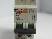 Plc Multi 9 Circuit Breaker C60h C3 3 a 3a 24848 2 Pole 2p - Used for Warranty Product
