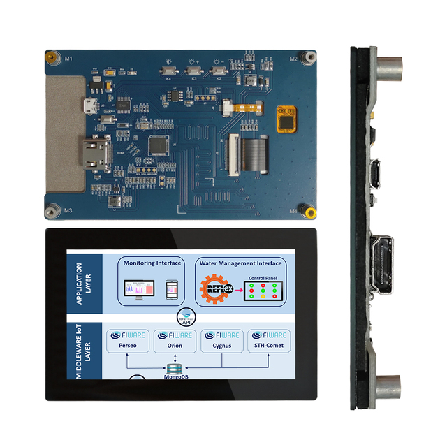 Factory Price 5 Inch Small Size Open Frame LCD Screen Touch Screen Monitor No Casing Advertising LCD Panel Industrial Monitor