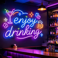 Enseigne néon LED personnalisée, lettres LED en acrylique, enseigne néon personnalisée pour magasin, logo de magasin, enseigne néon personnalisée pour bar, enseigne néon pour boîte de nuit