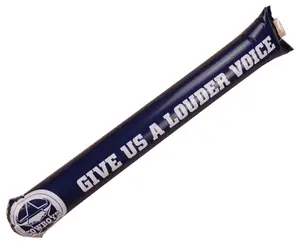 Personalized bam bam thunder sticks Promotional PE Custom Inflatable Cheering Sticks