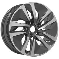 Rines de Aleación para Auto, Recién Mejorados, de 17 Pulgadas, con Acabado Personalizado, 5 Birlos, para Modificación y Reparación de Vehículos