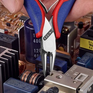 KNIPEX 35 32 115 Special electronics <b>pliers</b> with multi-component handles 115 mm - Product Image 5