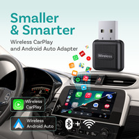 Adaptador Inalámbrico Universal Inteligente CarPlay Android Auto, Dongle CarPlay Plug and Play para Electrónica Automotriz de EE. UU. y la UE, Venta al por Mayor