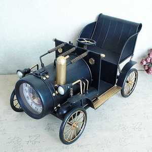 Mặt dây chuyền đồng hồ xe cổ điển bằng kim loại sáng tạo, làm thủ công từ tấm sắt, kiểu cổ điển, <span class=keywords><strong>retro</strong></span>. - Product Image 3