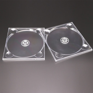 SUNSHING High Quality Blank Media Trays Single Dual DVD Digi Tray Slim Clear CD Digitray for CD/DVD/Blu ray <b>Disc</b> Case - Product Image 4