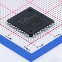 Controlador de Pantalla LCD TFT RA8875L3N, IC LQFP100, Resolución 800x480, SRAM Integrado, Interfaz SPI/I2C/Paralela, -30C 85C