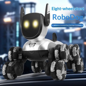 <span class=keywords><strong>Robot</strong></span> chien mécanique électrique télécommandé transfrontalier à huit roues, avec fonctions de cascades, commande vocale intelligente et bras oscillant pour l'escalade - Product Image 3
