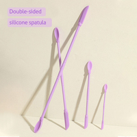 Mini maquillage cosmétique Silicone spatule mélange échantillonnage bricolage Sculpture mince pot grattoir multifonctionnel visage crème spatule