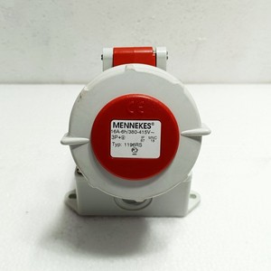PLC <strong>Mennekes</strong> 1196RS Marine Industrial Socket - IP67 <strong>16A</strong> 3P <strong>6H</strong> <strong>380</strong>-<strong>415V</strong>~ Warranty Product - Product Image 1