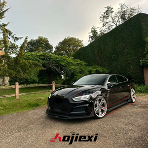 Minigonne laterali in fibra di carbonio stile MP di alta qualità per Audi B9 RS5 S5 <span class=keywords><strong>A5</strong></span> Sline <span class=keywords><strong>Sportback</strong></span> 2017-2019, splitter paraurti laterale in carbonio - Product Image 3