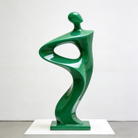 Moderne Abstrakte Menschliche Figur Harz-Skulptur mit Anpassungsoptionen für Kommerzielle Ausstellung und Kunstinstallation
