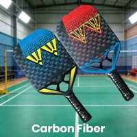 Raket Pickleball Profesional Portabel Berbahan Serat Karbon Penuh 3k 12k 18k Thermoformed Edgeless Honeycomb, Terlaris dan Disetujui USAPA