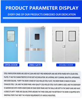 Puerta de Sala Limpia de Alto Rendimiento y Estilo Moderno, Certificación CE, Venta Directa de Fabricante, Purificación Bio-Safe con Puertas Limpias