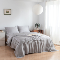 Ensemble de literie en bambou 100% doux et soyeux, draps de qualité supérieure pour le confort et la durabilité