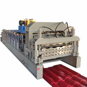 Máquina de fabricación de láminas para techos de doble capa Máquina formadora de láminas corrugadas para techos - Product Image 3