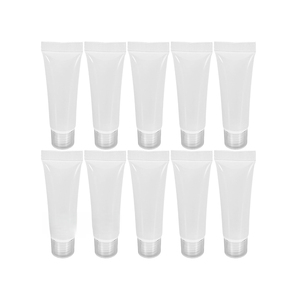 Tubes en plastique transparents vides à presser personnalisés de 5 ml, 10 ml, 15 ml, 20 ml - Product Image 1