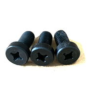 Vis de fixation à tête fraisée cruciforme en acier au carbone oxydé noir pour montage de dissipateur thermique d'onduleur solaire - Vente en gros