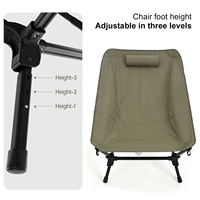 Nouvelle Chaise Pliante Portable Confortable en Alliage d'Aluminium Ultra-Résistante et Légère 2026 – Idéale pour la Terrasse et le Jardin