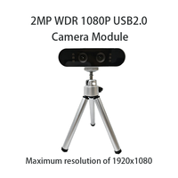 LLGCAM Large plage de température -20 ℃ ~60 ℃   Module de caméra USB 2MP 1080P compatible avec Windows, Android, Linux, Mac OS, vision extérieure intégrée