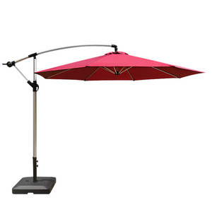 Parasol <span class=keywords><strong>de</strong></span> jardin extérieur à LED personnalisé Parapluie en porte-à-faux parasol parasol banane avec pièces <span class=keywords><strong>de</strong></span> base - Product Image 3