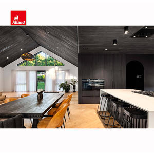 Allandcabinet แผ่น<span class=keywords><strong>ไม้</strong></span>อัดลามิเนตสีดำสำหรับประตูตู้ครัว - Product Image 4