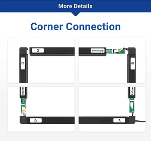Chất lượng cao 32 43 49 <span class=keywords><strong>50</strong></span> 55 65 inch IR cảm ứng khung với giao diện USB New 75 inch đa-điểm cảm ứng hồng ngoại khung - Product Image 5