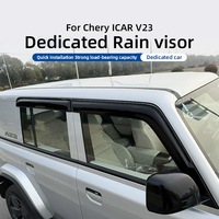 Visera para Ventana de Chery ICAR V23, Protector de Lluvia Ensanchado y Engrosado, Deflector de Ventana Lateral, Accesorios de Modificación Exterior
