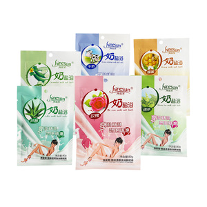 Bombes de bain en forme de coeur exquises avec des fleurs séchées-Aromathérapie Soak - Product Image 4