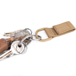 5 pièces ceinture en Nylon souple, sangle tactique multifonction, anneau en D, boucle de mousqueton, porte-clés suspendu, sac à dos, crochet de clé, boucle Molle - Product Image 3